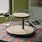 Vintiquewise Two Tier Natural Wood Color Tree Bark Server Tray with Rustic Appeal, Two Sizes Trays QI004381 - alternate 7